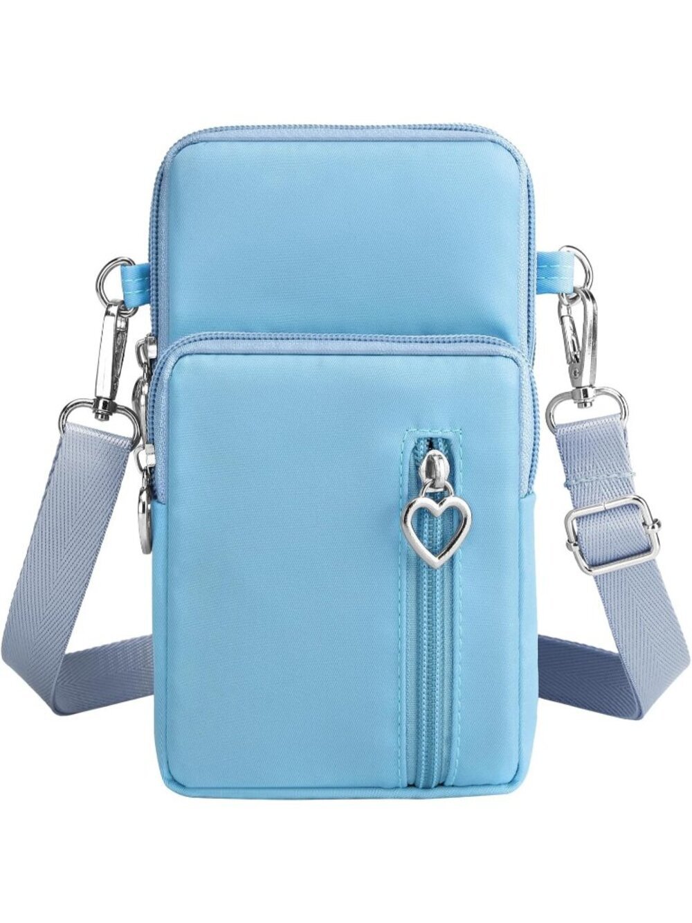 Women's Blue Lightweight Small Stylish Cell Phone Travel Pouch Crossbody bags